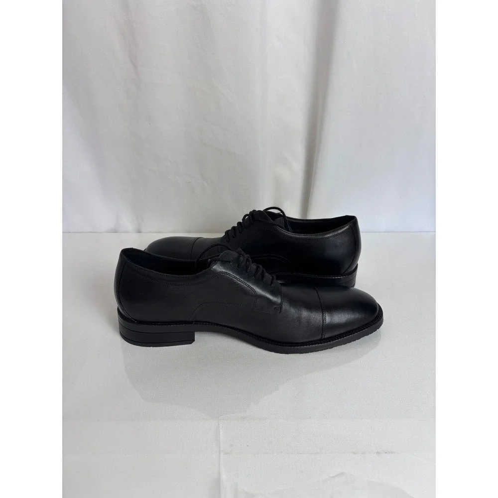 NWT Cole Haan ME‎ Cap Oxford Shoes Mens Size 9 Black Waterproof Leather Oxford